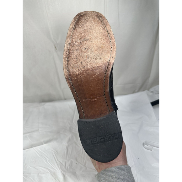 Vintage Florsheim Beetle Boots Chelsea Style Black 10 D main image 15